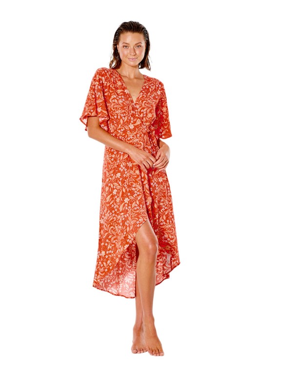 Vestido Rip Curl Lunar Tides Wrap Vestido Rip Curl Lunar Tides Wrap