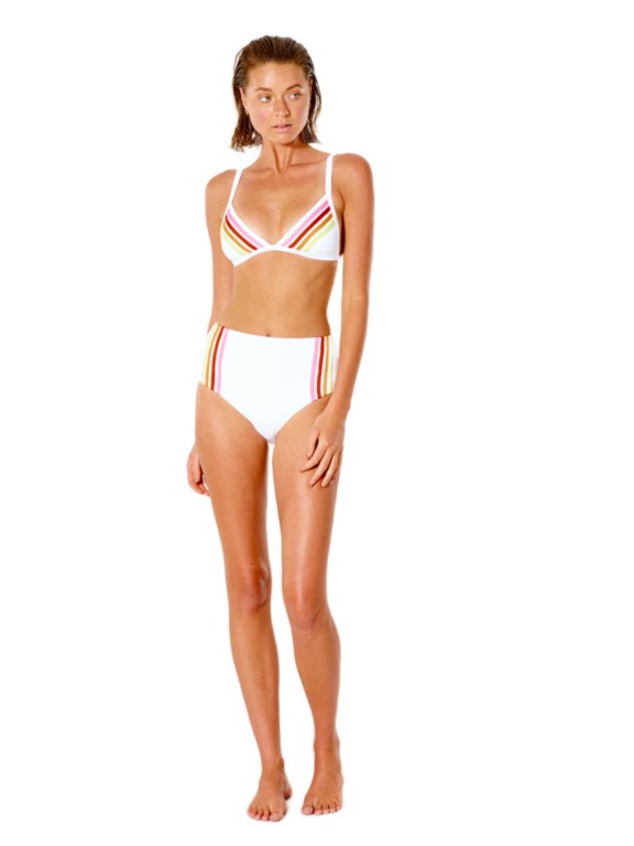 Biquíni Rip Curl Wave Shapers Stripe Banded Triangle Biquíni Rip Curl Wave Shapers Stripe Banded Triangle