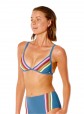 Rip Curl Wave Shapers Stripe Banded Triangle Bikini