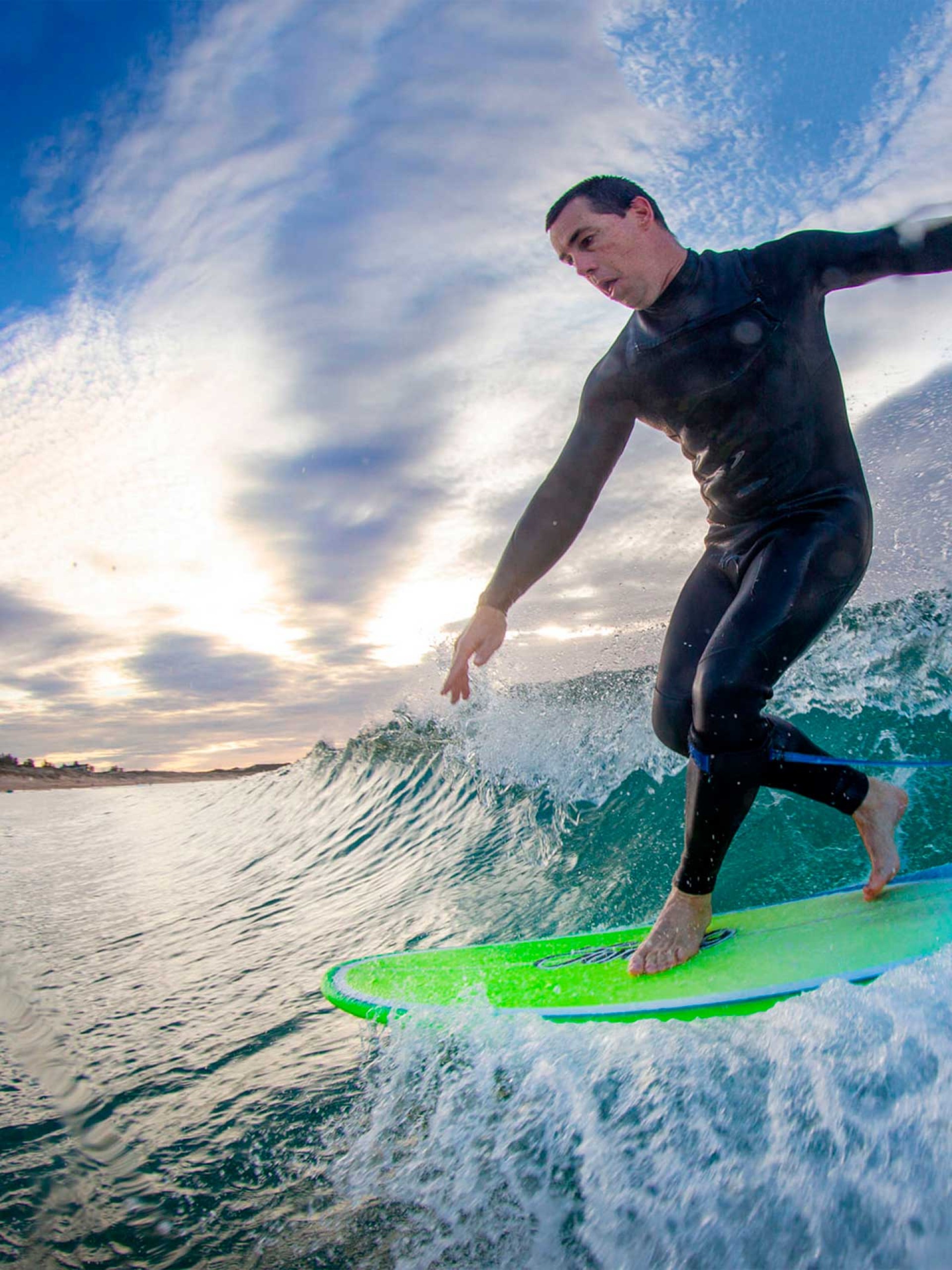 Leash Ocean & Earth Longboard Knee 9'0 One-XT