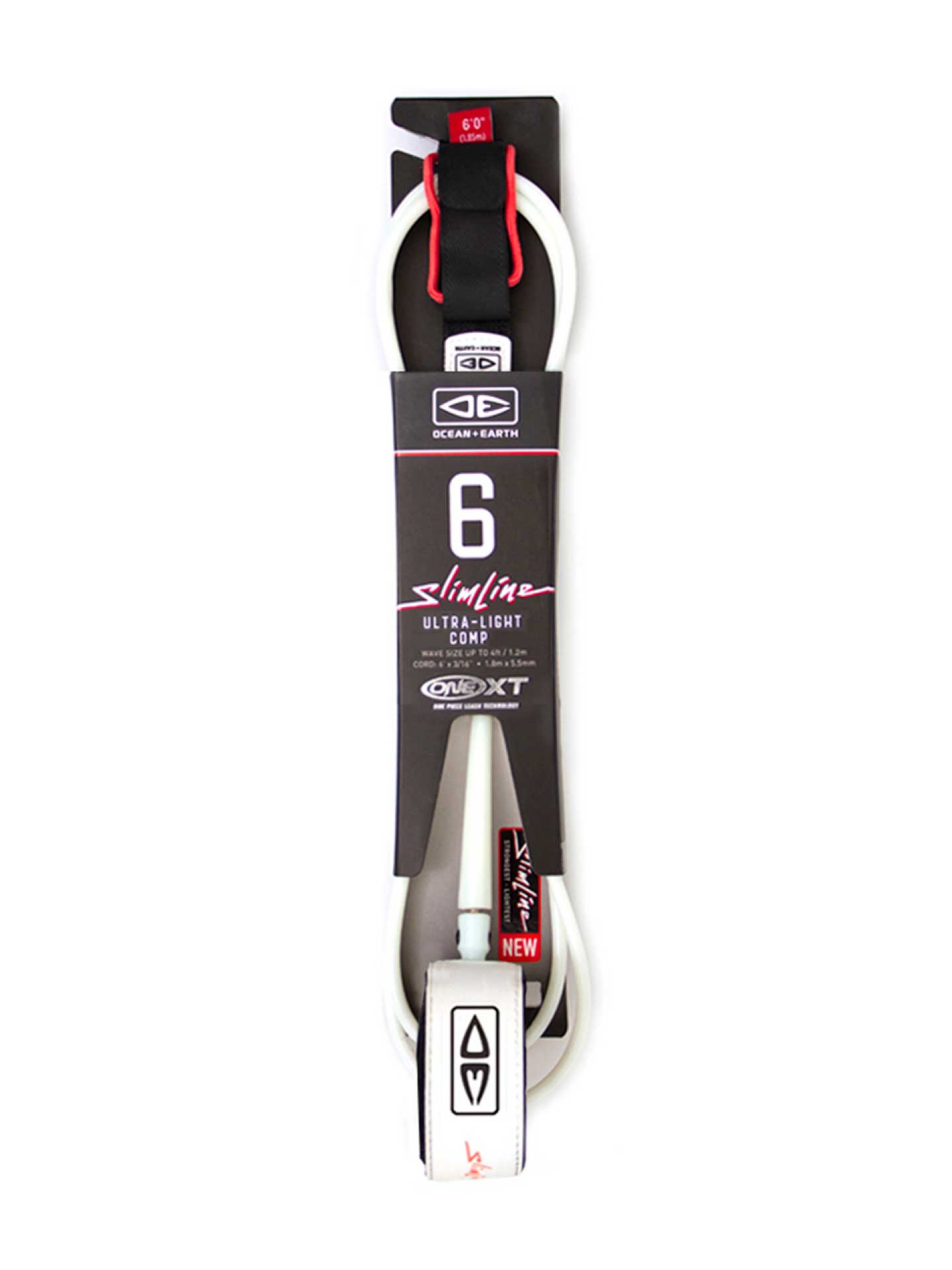 Leash Ocean & Earth One-XT Slimline Ultra-Light Comp 6'0