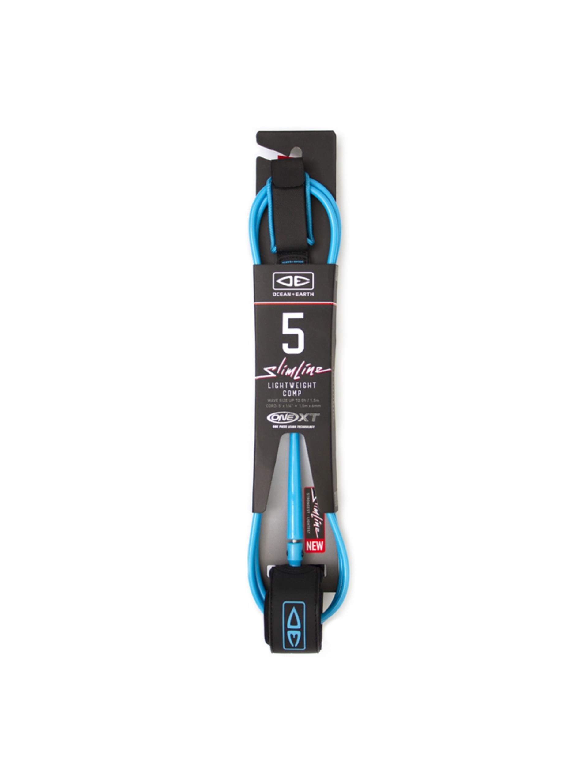 Ocean & Earth One-XT Slimline Lightweight Comp 5'0 Surfboard Leash