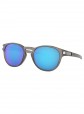 Oakley Latch Matte Grey Ink w/ Prizm Sapphire Polarized Sunglasses