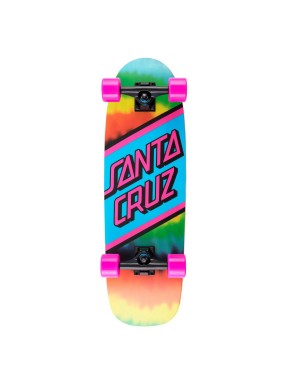 Santa Cruz Complete Rainbow Tie Dye Street Skate 8.79'' Skateboard
