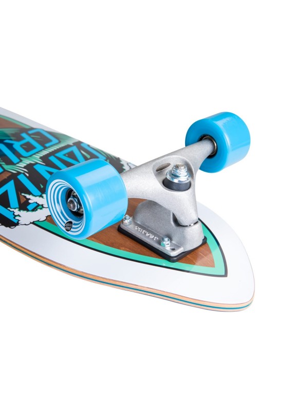 Santa Cruz Complete Wave Dot Cut Back Surf Skate 29.95'' Skateboard Santa Cruz Complete Wave Dot Cut Back Surf Skate 29.95'' Skateboard
