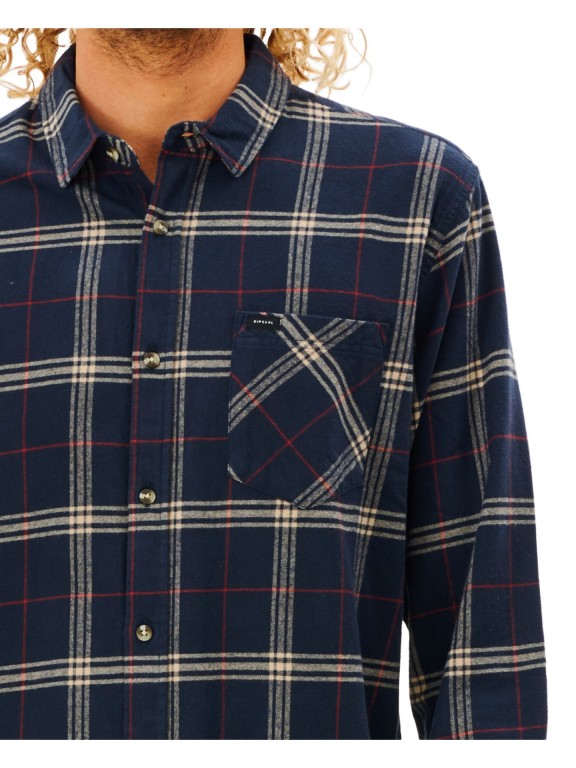 Camisa Rip Curl Checked In Flannel Camisa Rip Curl Checked In Flannel