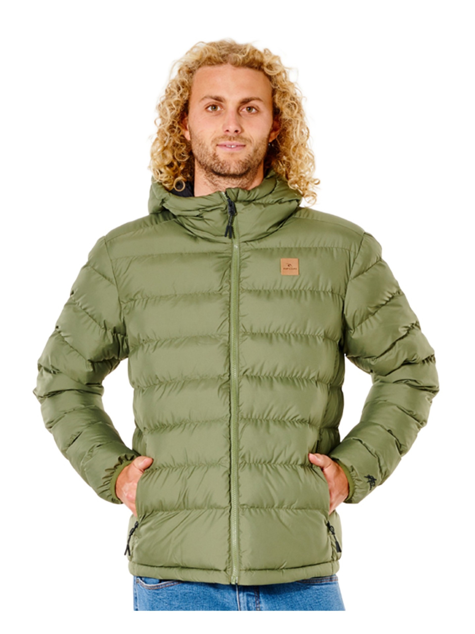 Rip Curl Anti Series Hi Loft Puffer Hoodie Jacket