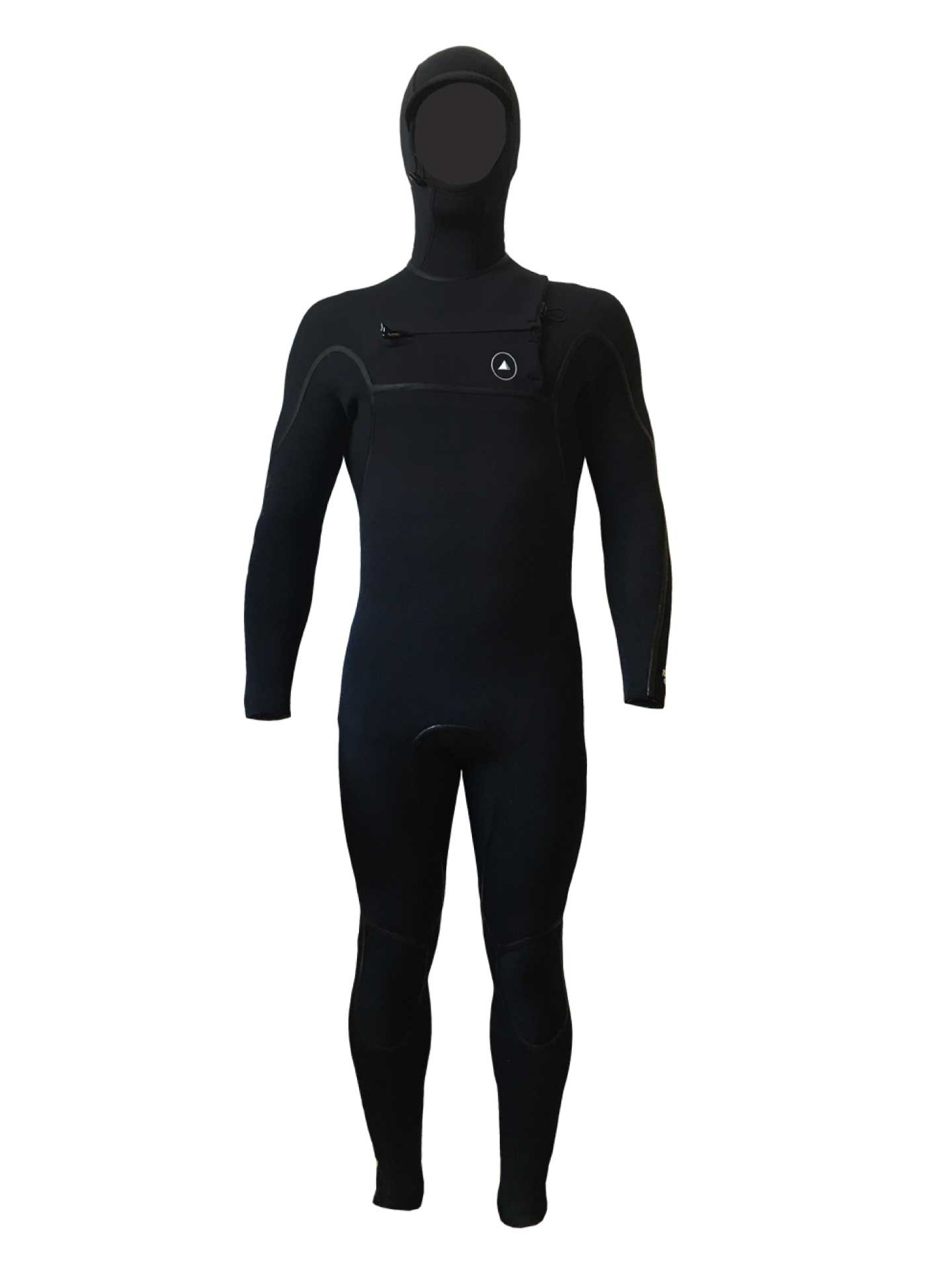 Zion Yeti 6/5/4 Chest Zip Hooded Wetsuit