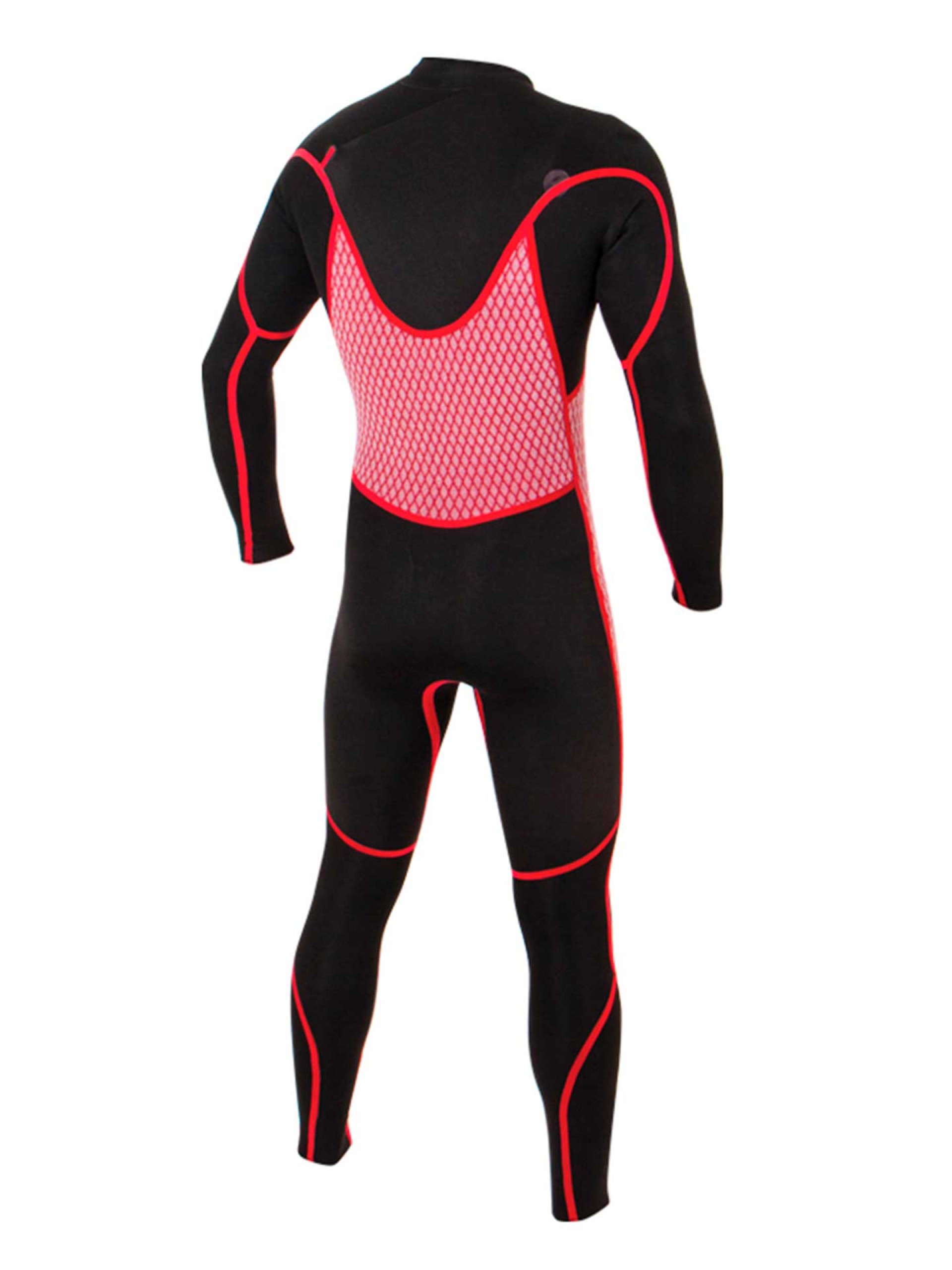 Fato de Surf Ocean & Earth Double Black 3/2 Chest Zip