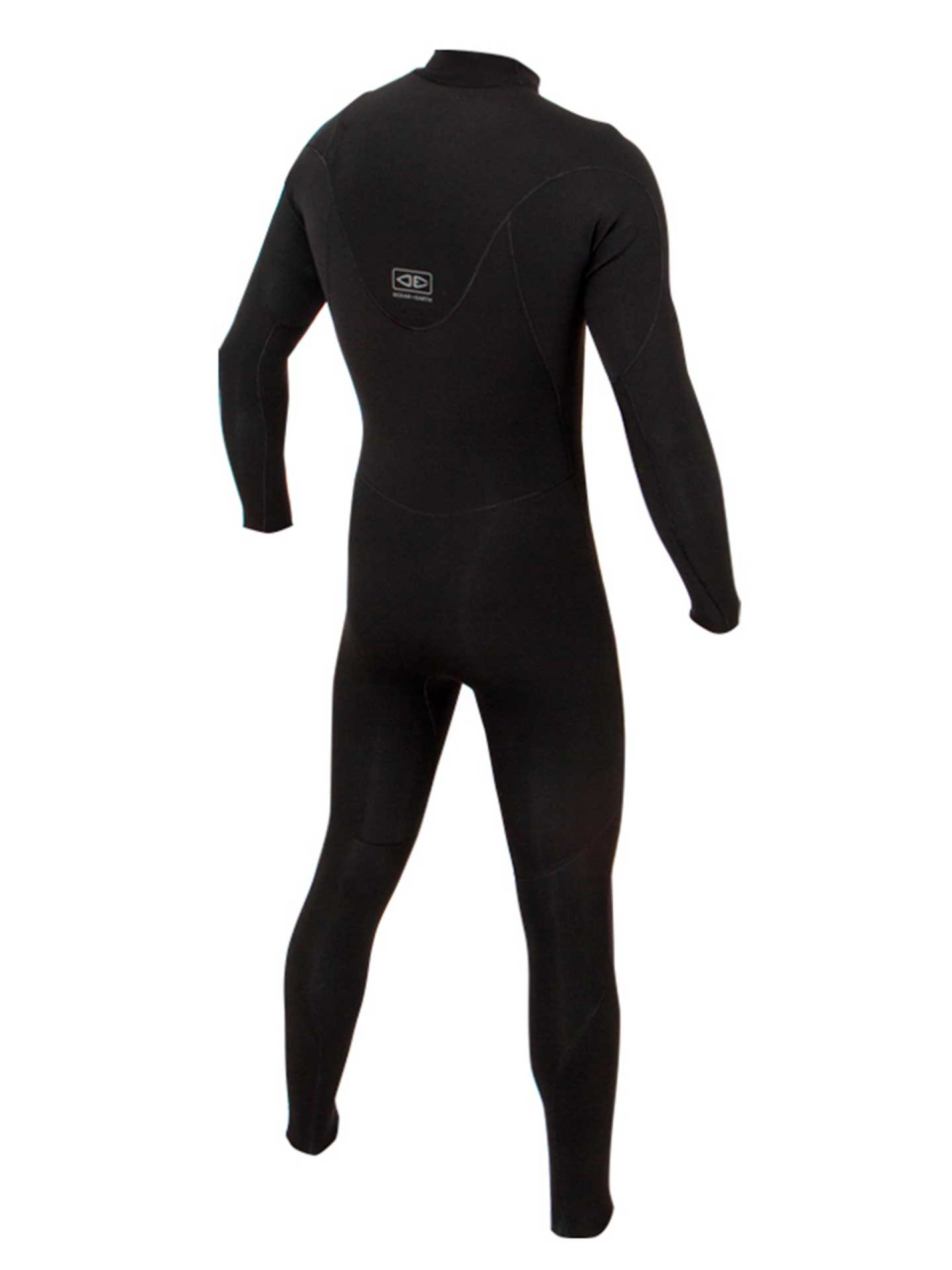Fato de Surf Ocean & Earth Double Black 3/2 Chest Zip