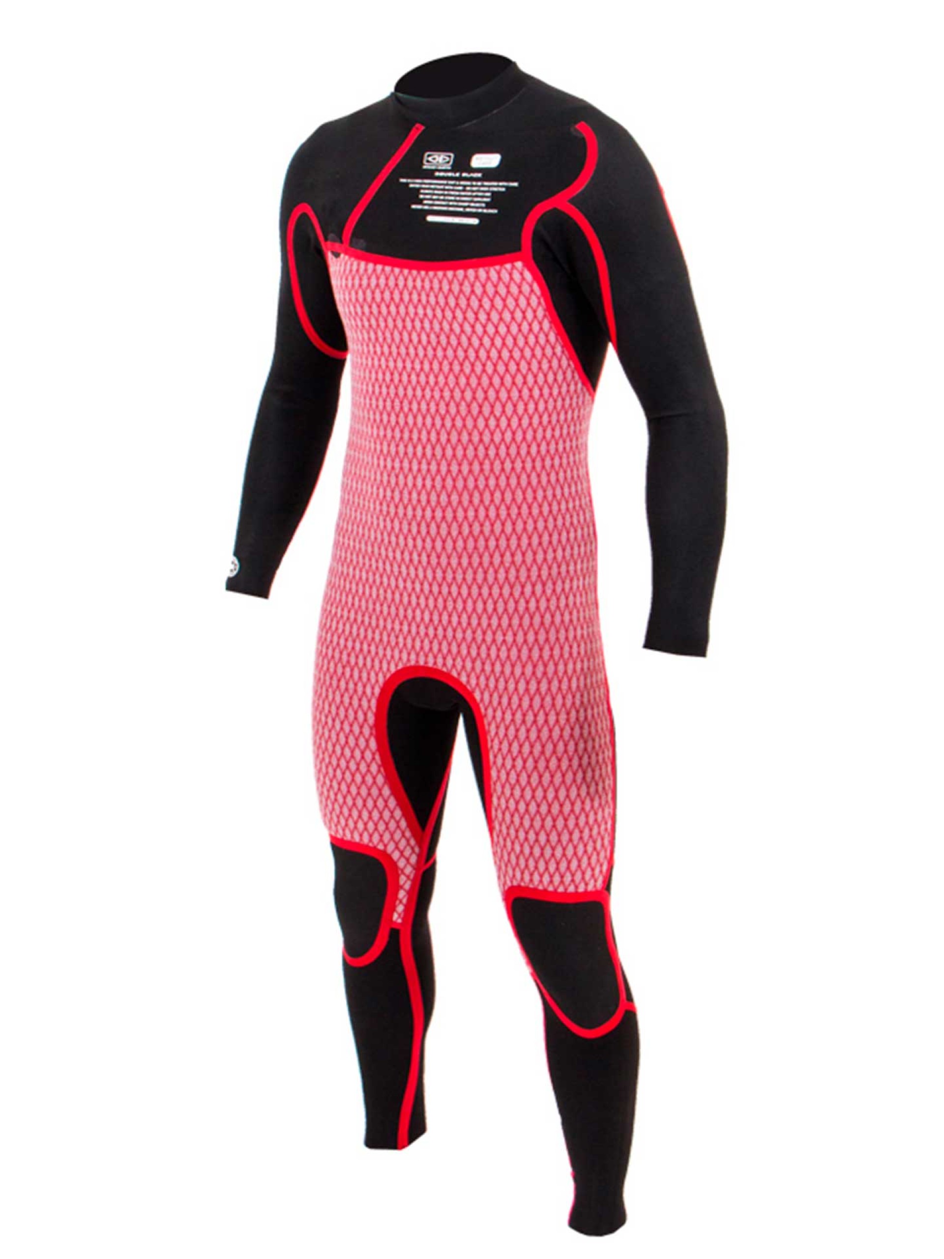 Fato de Surf Ocean & Earth Double Black 3/2 Chest Zip