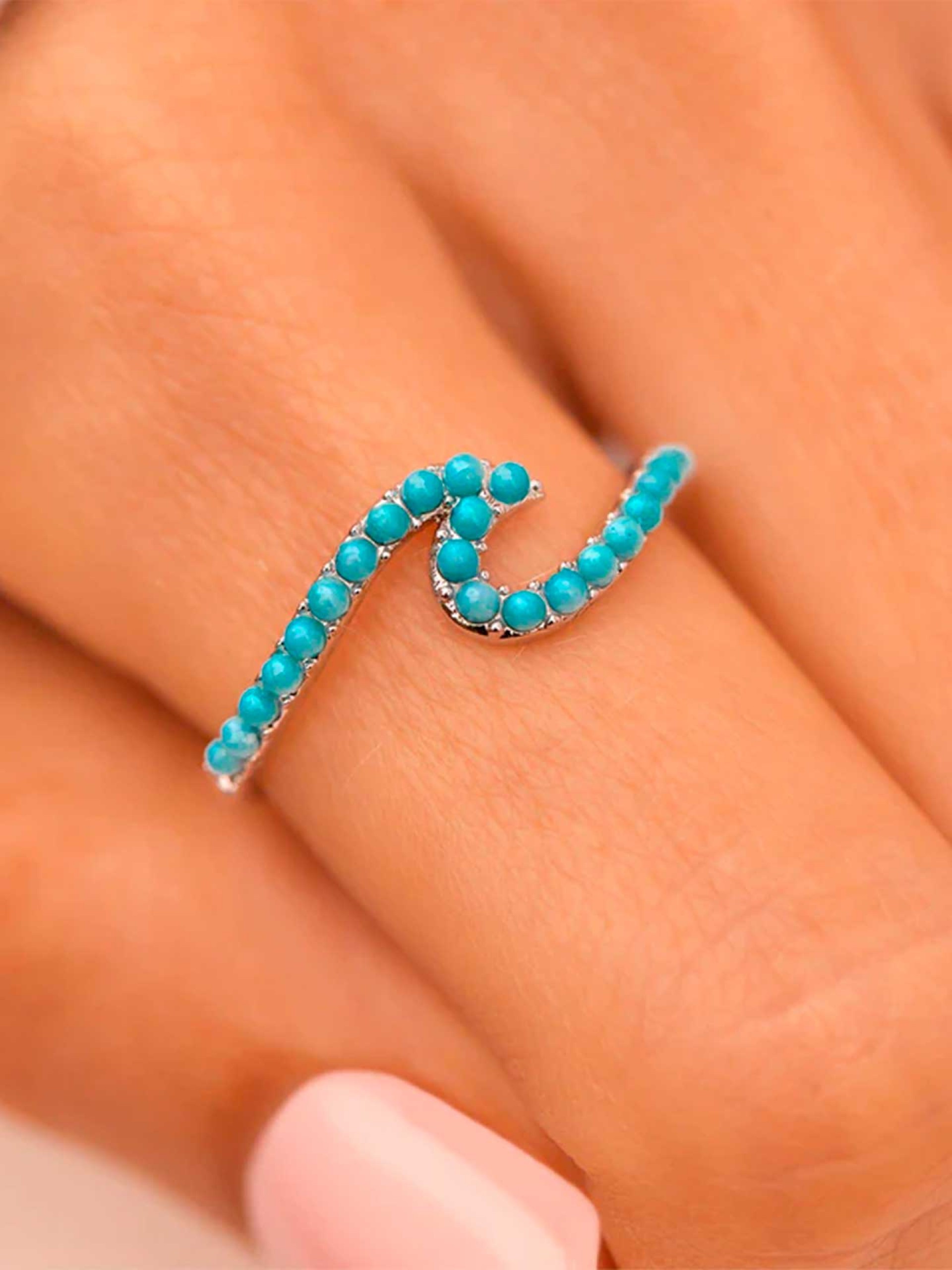 Pura Vida Neon Wave Ring