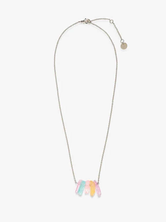 Pura Vida Rainbow Crystal Necklace