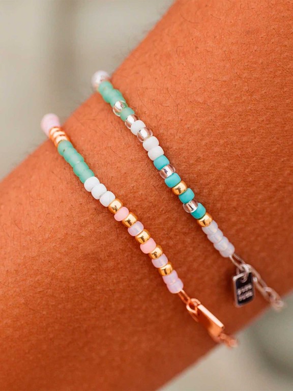 Pura Vida Seabright Stretch Bead & Chain Bracelet Pura Vida Seabright Stretch Bead & Chain Bracelet