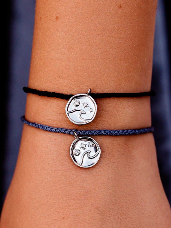 Bracelete Pura Vida Wave Coin Bracelete Pura Vida Wave Coin