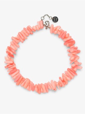 Pura Vida Pink Coral Chain Anklet Bracelet