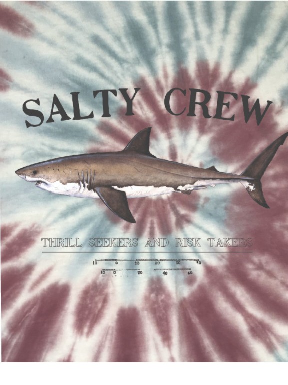 T-Shirt Salty Crew Bruce Tie Dye Boyfriend T-Shirt Salty Crew Bruce Tie Dye Boyfriend