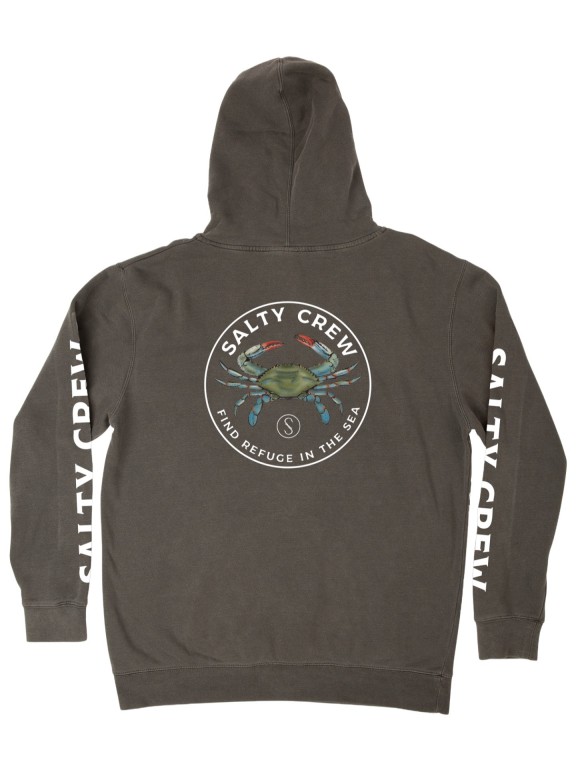 Sweatshirt Salty Crew Blue Crabber Overdyed Sweatshirt Salty Crew Blue Crabber Overdyed