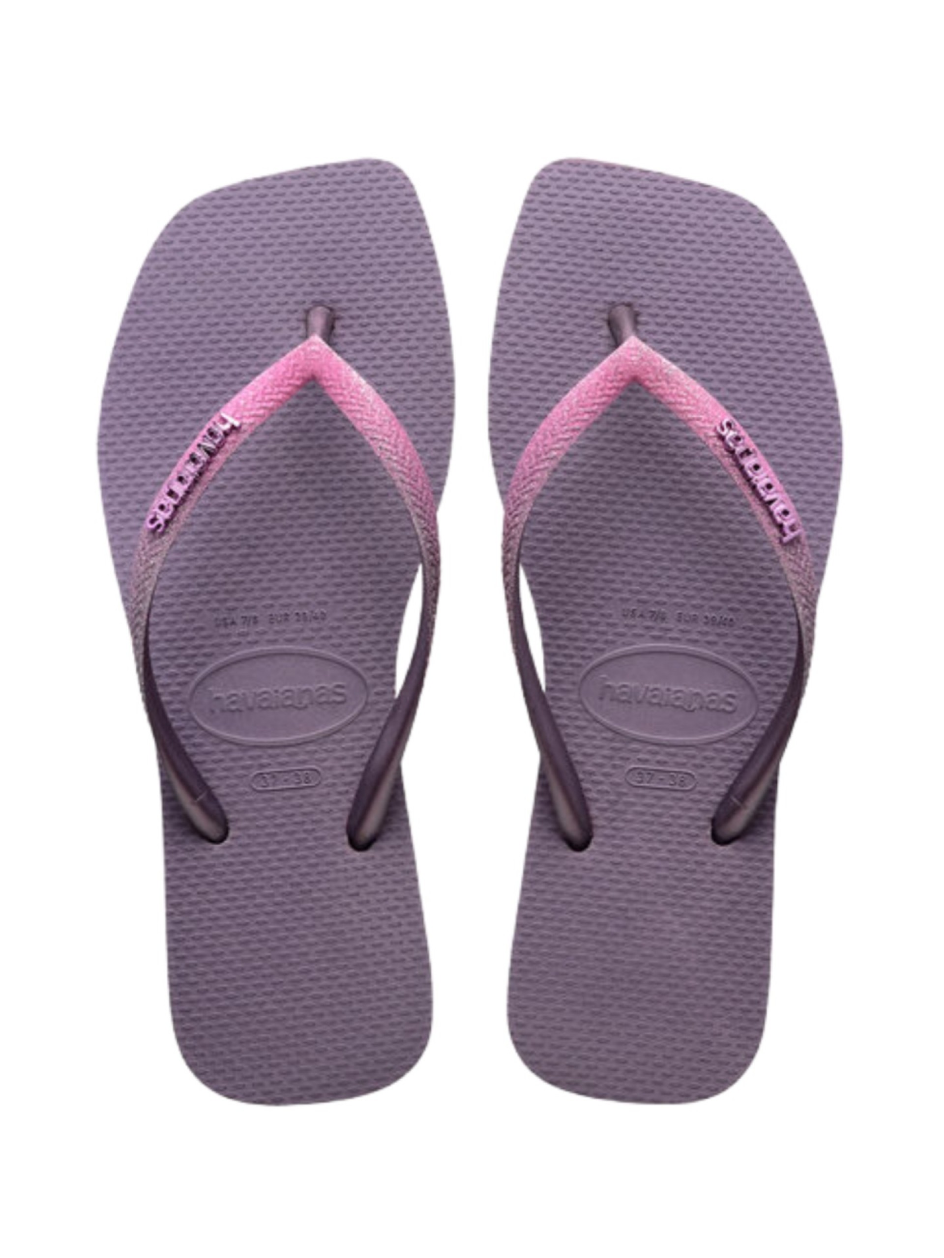 Chinelos Havaianas Square Glitter