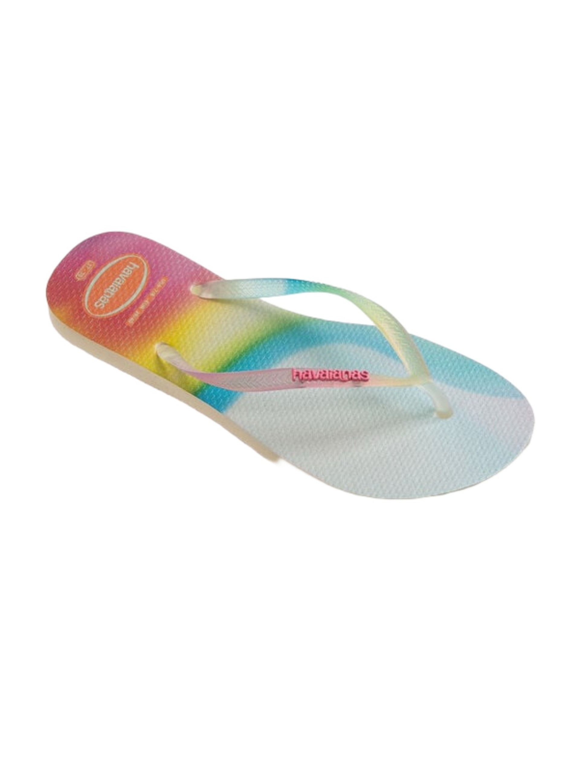 Havaianas Slim Metallic Rainbow Flip Flops