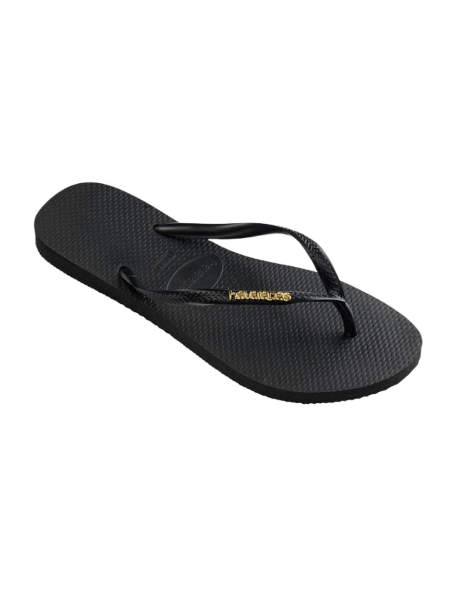 Havaianas Slim Logo Metallic Flip Flops