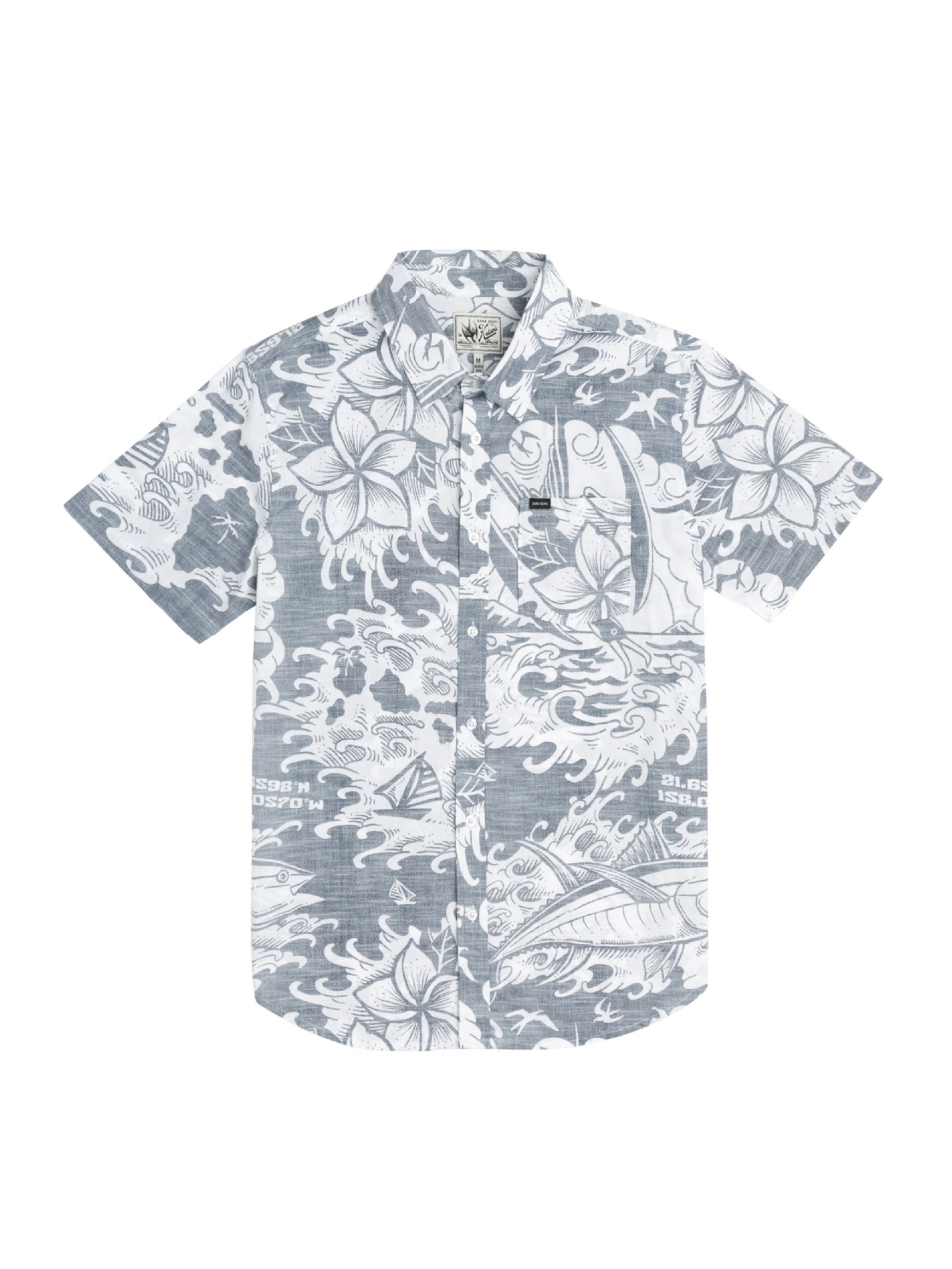 Camisa Dark Seas Log Cabins