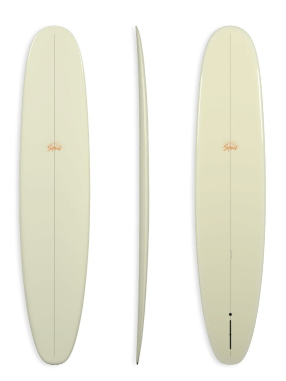 Prancha de Longboard Sunkist 9'1" Single Fin - Thunderbolt Silver Prancha de Longboard Sunkist 9'1" Single Fin - Thunderbolt Silver