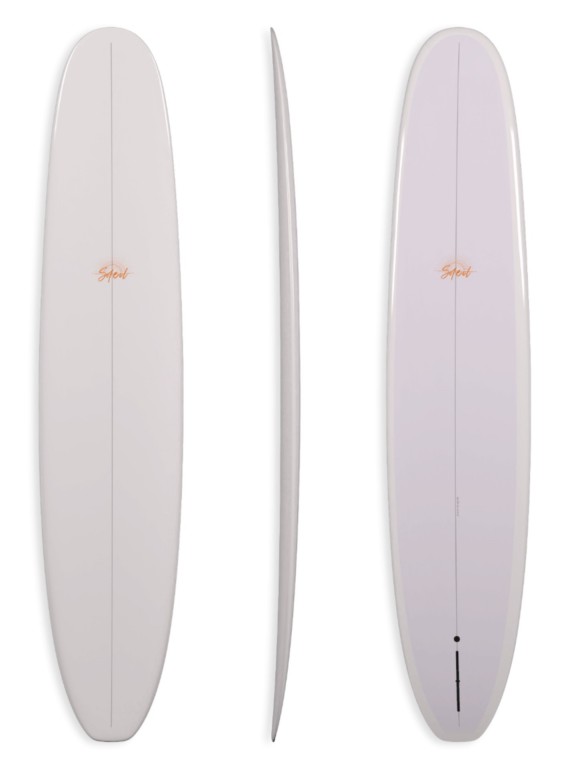 Prancha de Longboard Velvet Hour 9'3" Single Fin - Thunderbolt Silver Prancha de Longboard Velvet Hour 9'3" Single Fin - Thunderbolt Silver