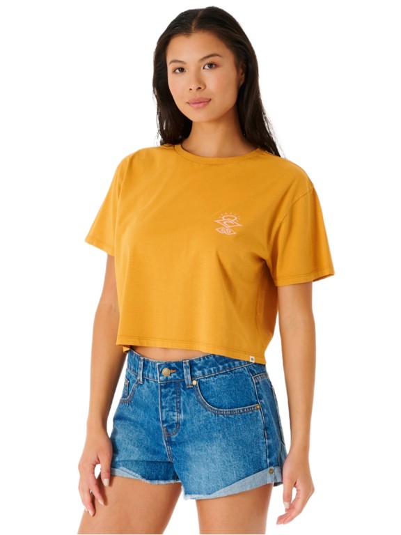 T-Shirt Rip Curl Search Icon Crop T-Shirt Rip Curl Search Icon Crop