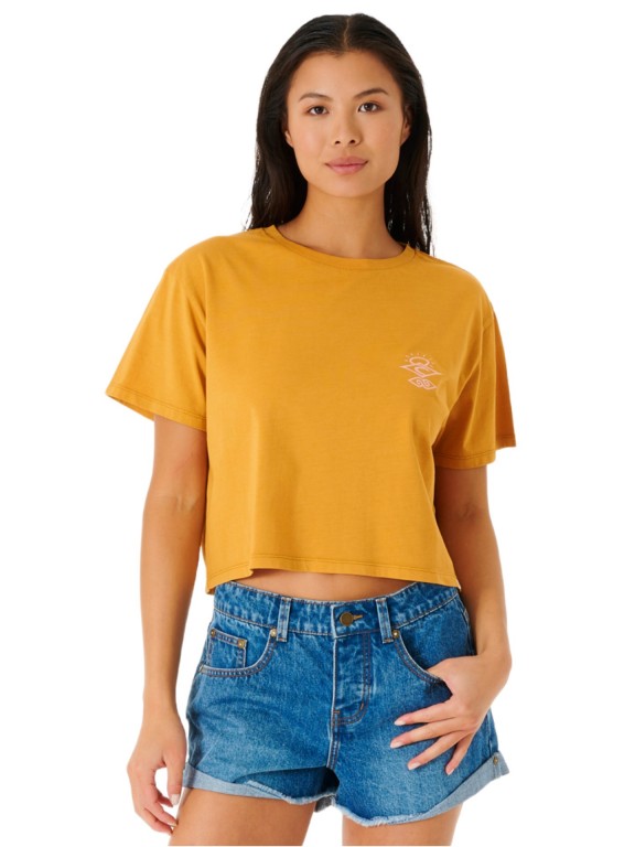 T-Shirt Rip Curl Search Icon Crop T-Shirt Rip Curl Search Icon Crop