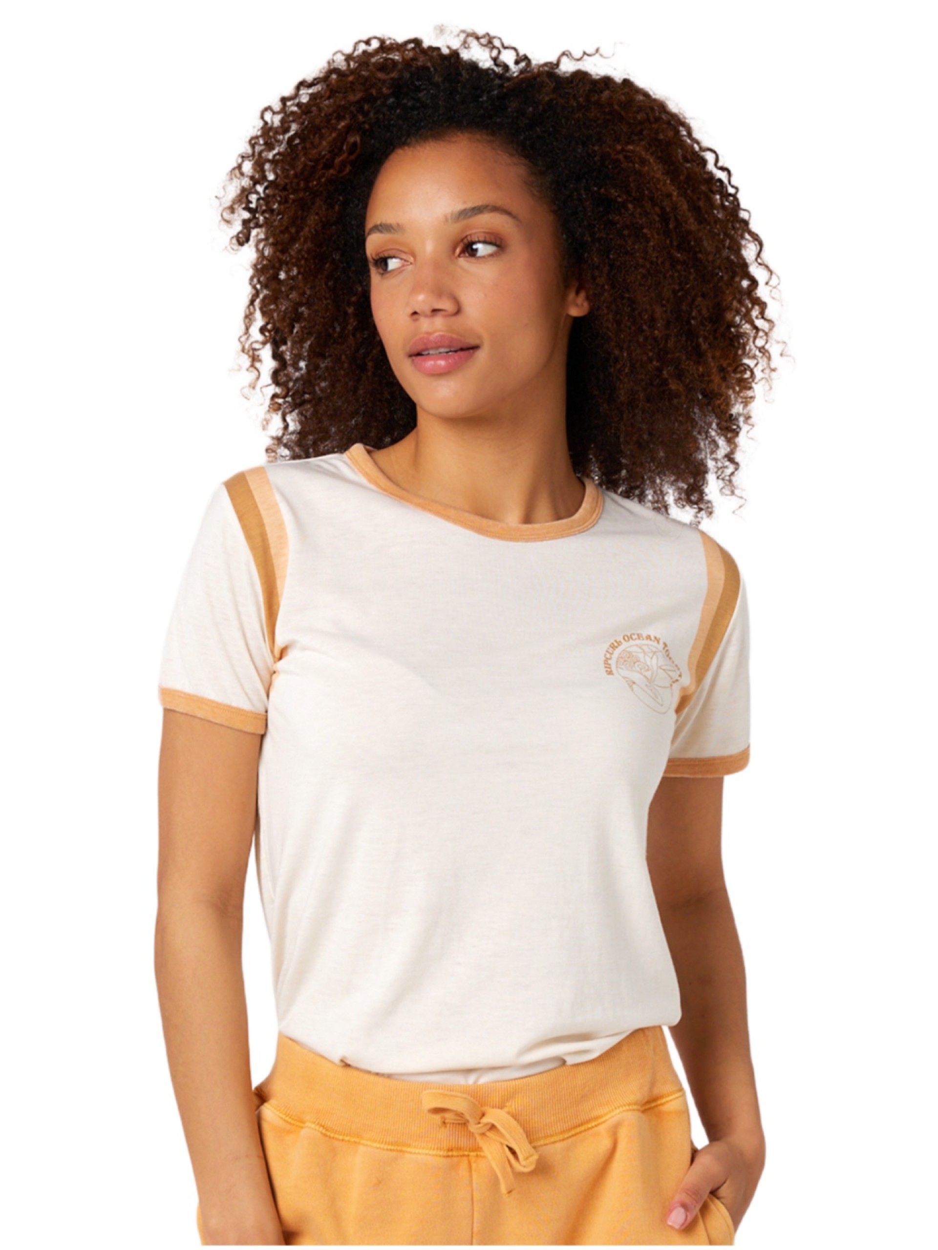 T-Shirt Rip Curl Ringer