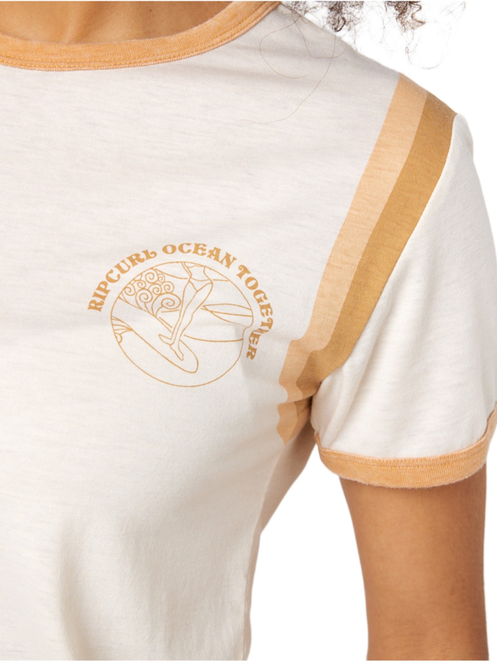 T-Shirt Rip Curl Ringer