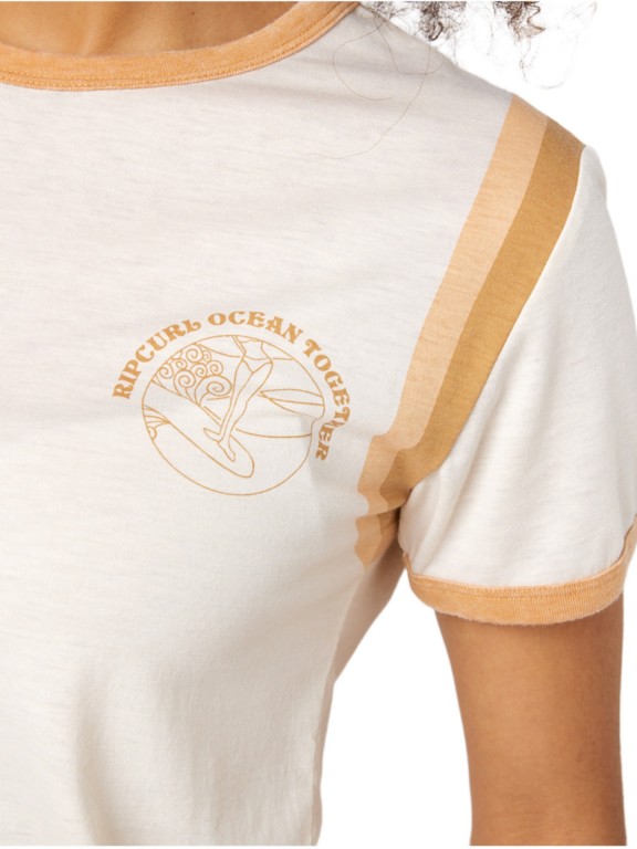T-Shirt Rip Curl Ringer