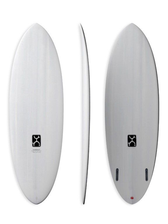 Prancha de Surf Sunday 7'0" Futures - Thunderbolt Red Prancha de Surf Sunday 7'0" Futures - Thunderbolt Red