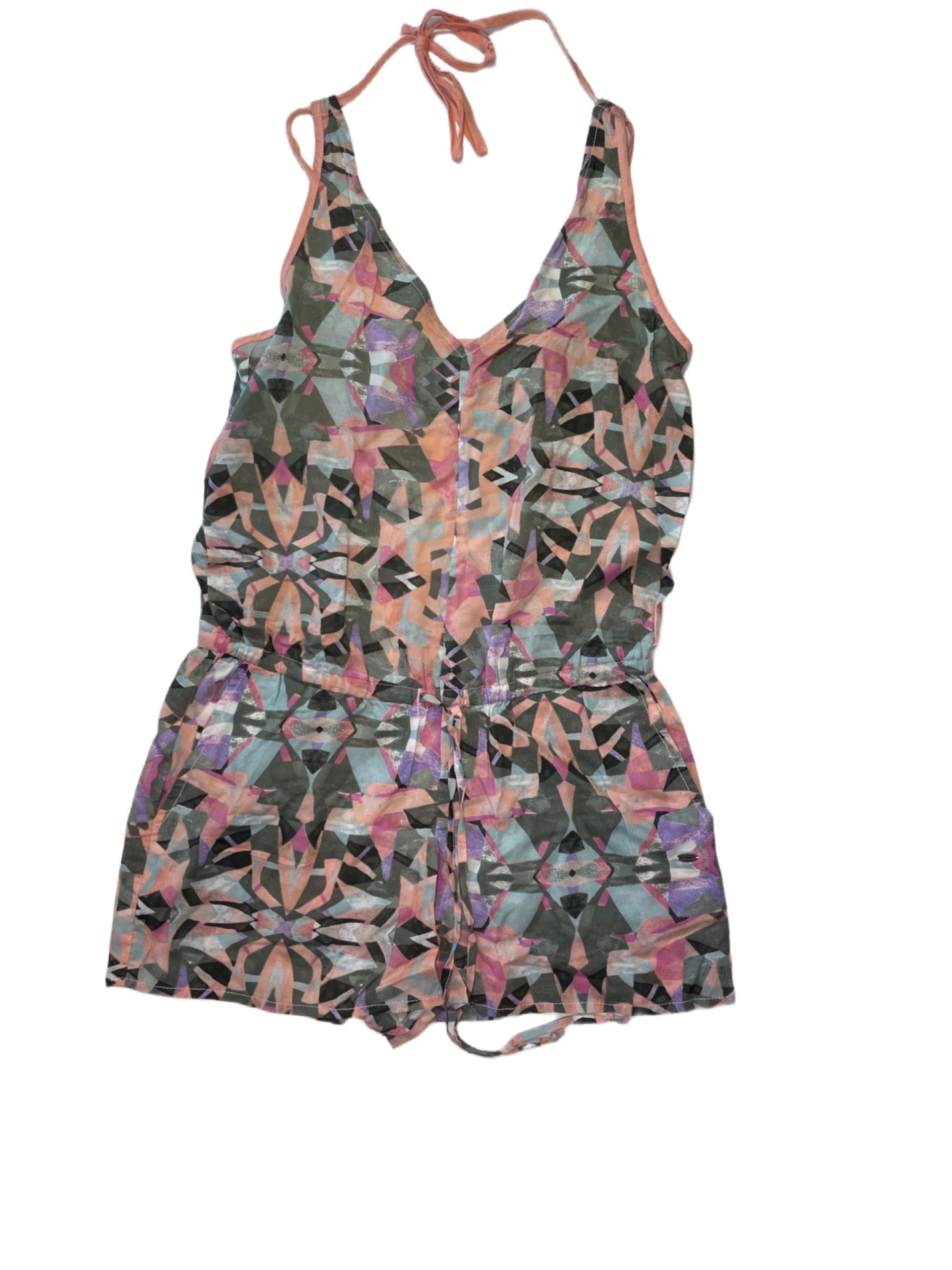 O'Neill Zee Woven Beach Print Jumpsuit