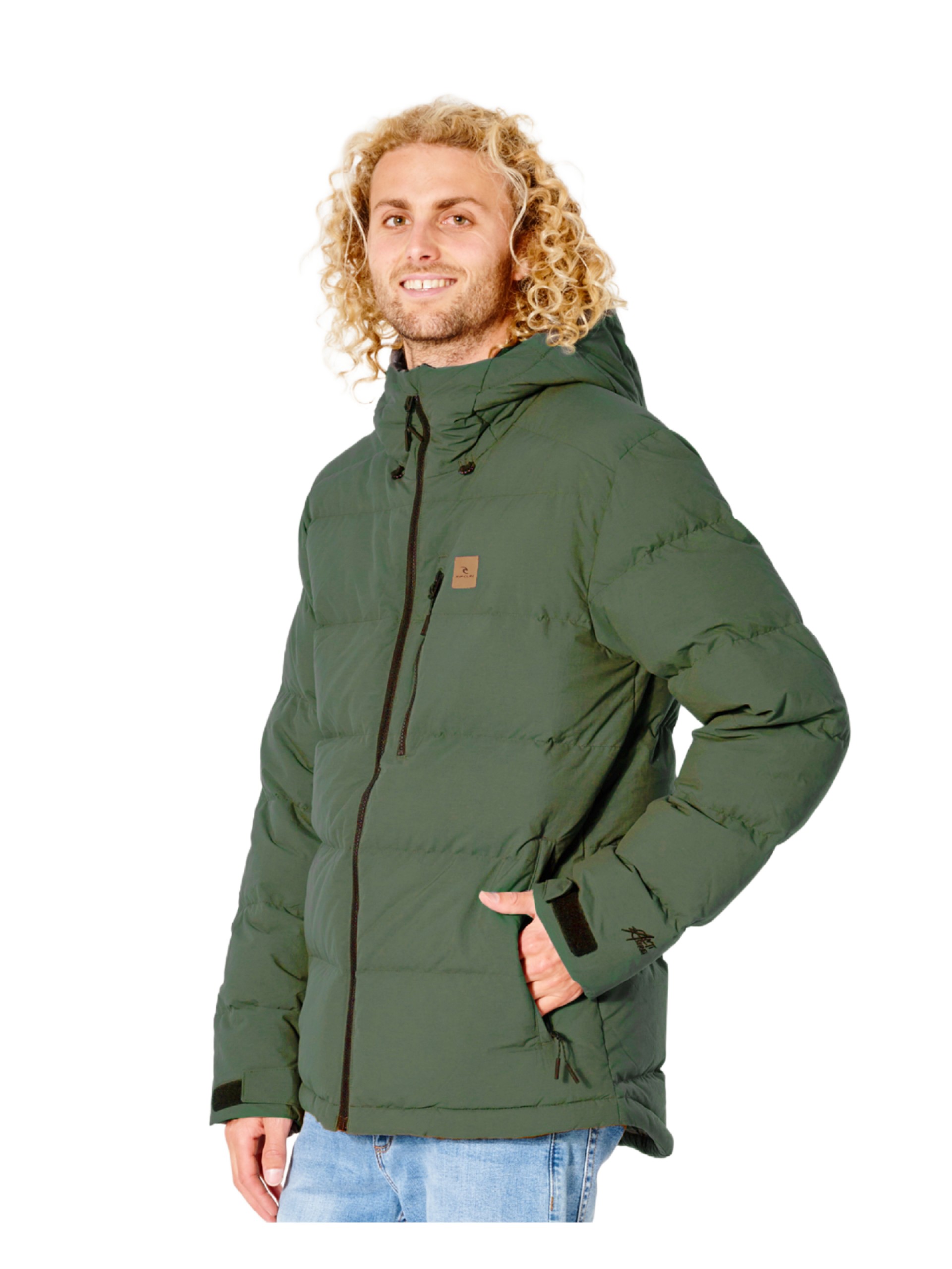 Rip Curl Anti Series Hi Loft Puffer Hoodie Jacket