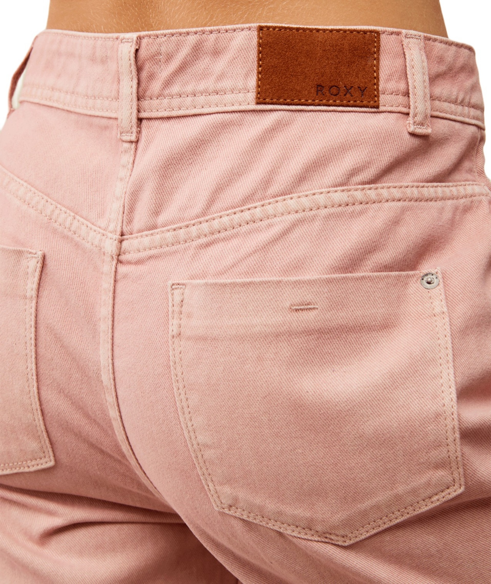 Calças Roxy Fresh Way Color Mid Straight Denim