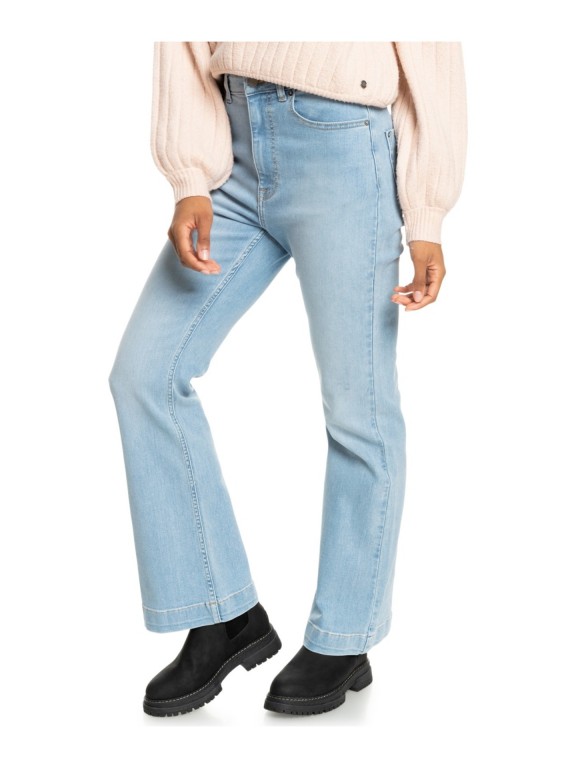 Calças Roxy Final Wave High Denim Calças Roxy Final Wave High Denim