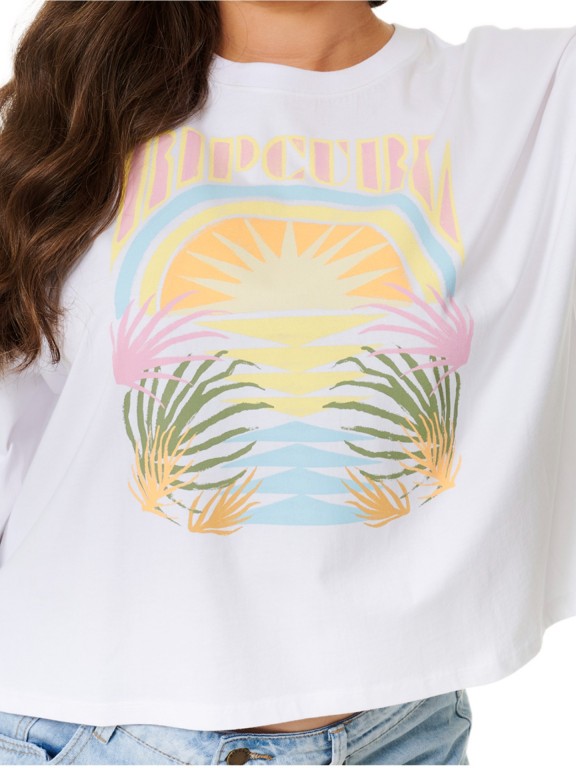 T-shirt Rip Curl Glow Heritage Crop T-shirt Rip Curl Glow Heritage Crop