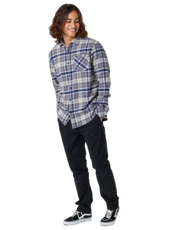 Camisa Rip Curl Checked In Flannel Camisa Rip Curl Checked In Flannel