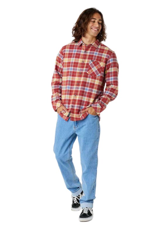Camisa Rip Curl Checked In Flannel Camisa Rip Curl Checked In Flannel
