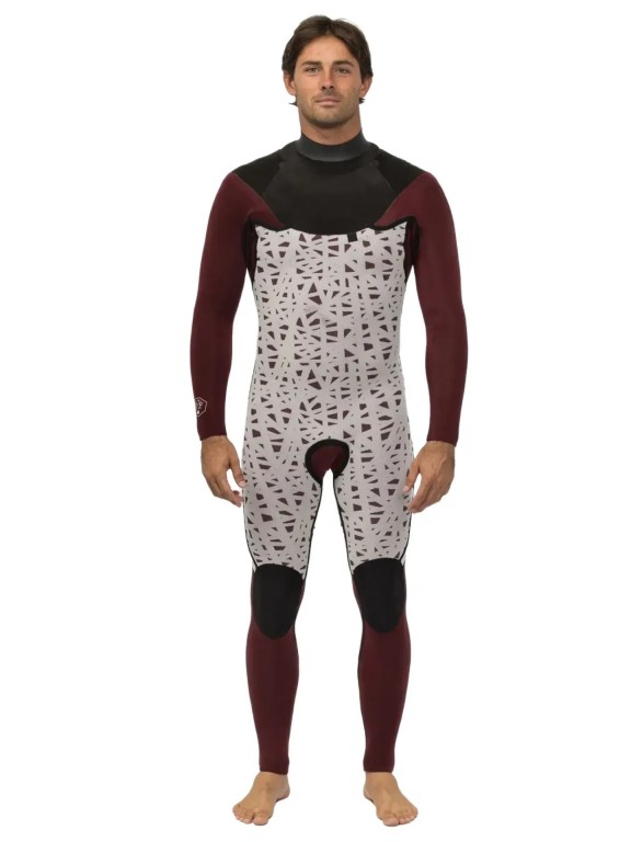 Fato de Surf Vissla New Seas 4/3 V- Zip Fato de Surf Vissla New Seas 4/3 V- Zip