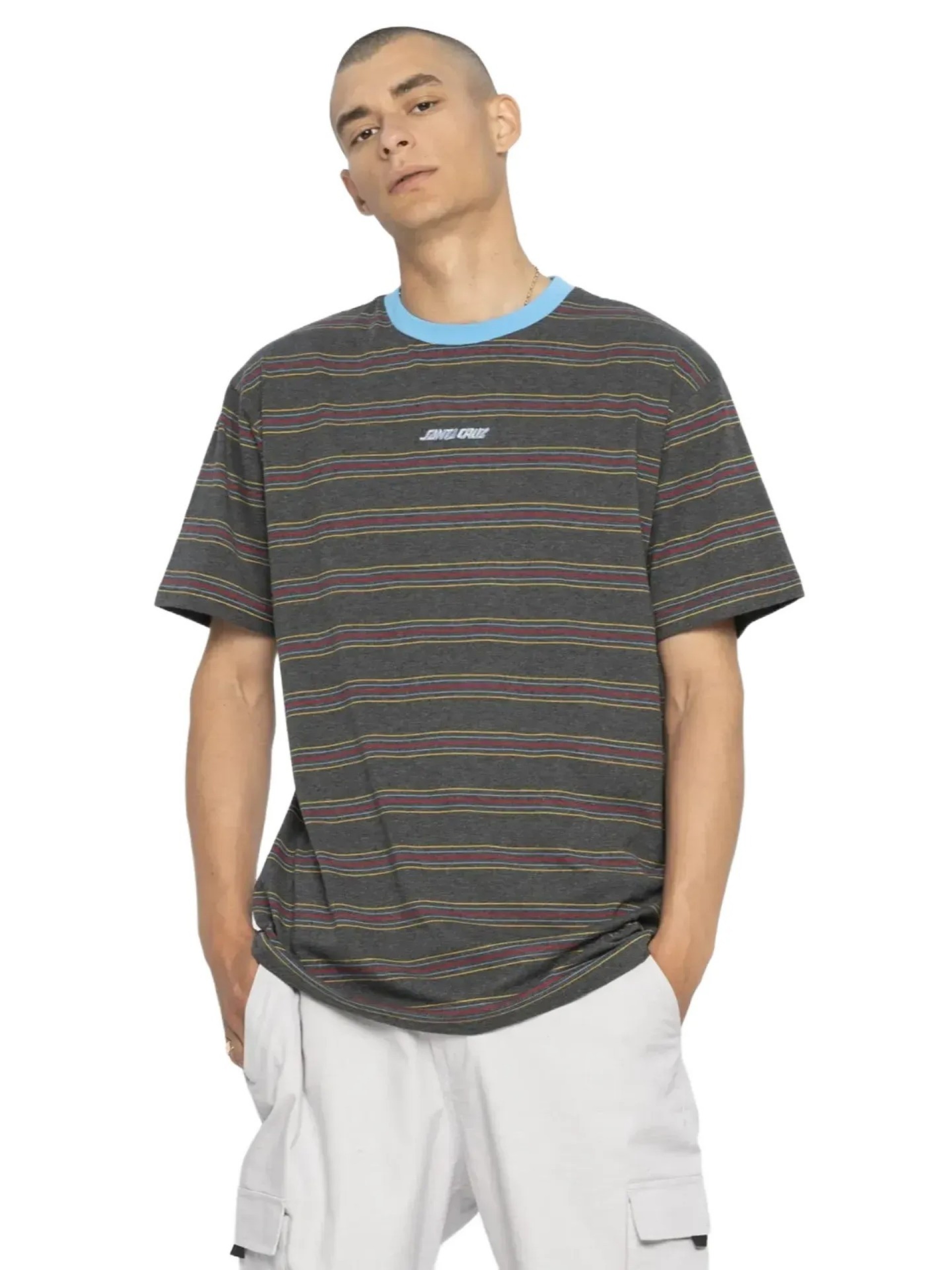 Santa Cruz Classic Strip Stripe S/S Tee