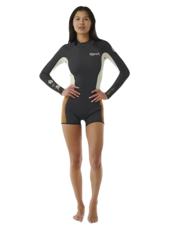 Fato de Surf Rip Curl Dawn Patrol 2/2 L/S Spring Back Zip Fato de Surf Rip Curl Dawn Patrol 2/2 L/S Spring Back Zip
