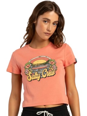 Salty Crew On Vacation Baby Tee
