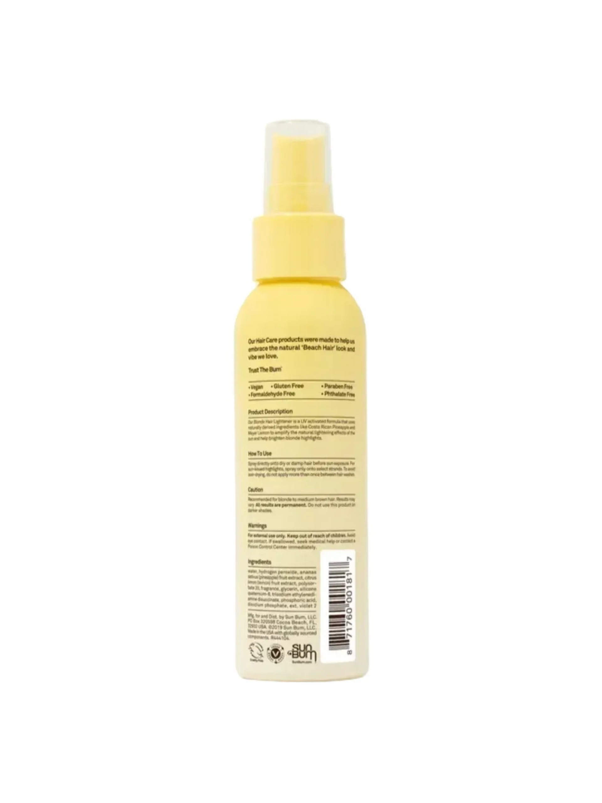 Sun Bum Blonde Hair Lightener 118ml