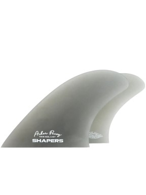 Shapers Asher Pacey 5.4" Twin Keel Fins - Single tab