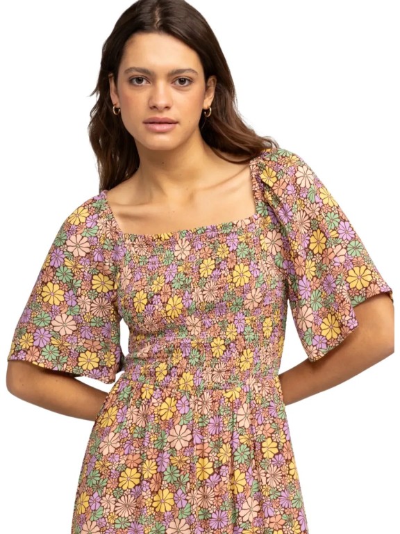 Vestido Roxy Tropical Sunshine Vestido Roxy Tropical Sunshine