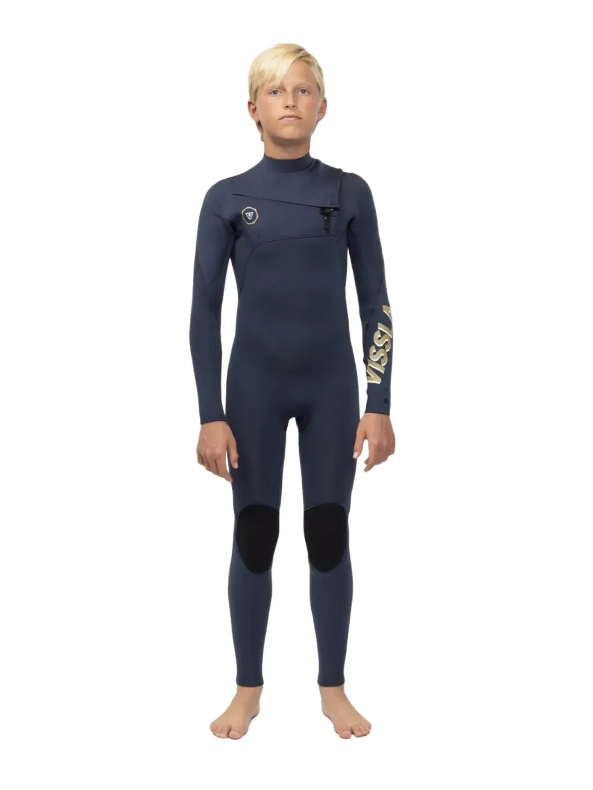 Vissla 7 Seas Boys 4/3 Chest Zip Wetsuit