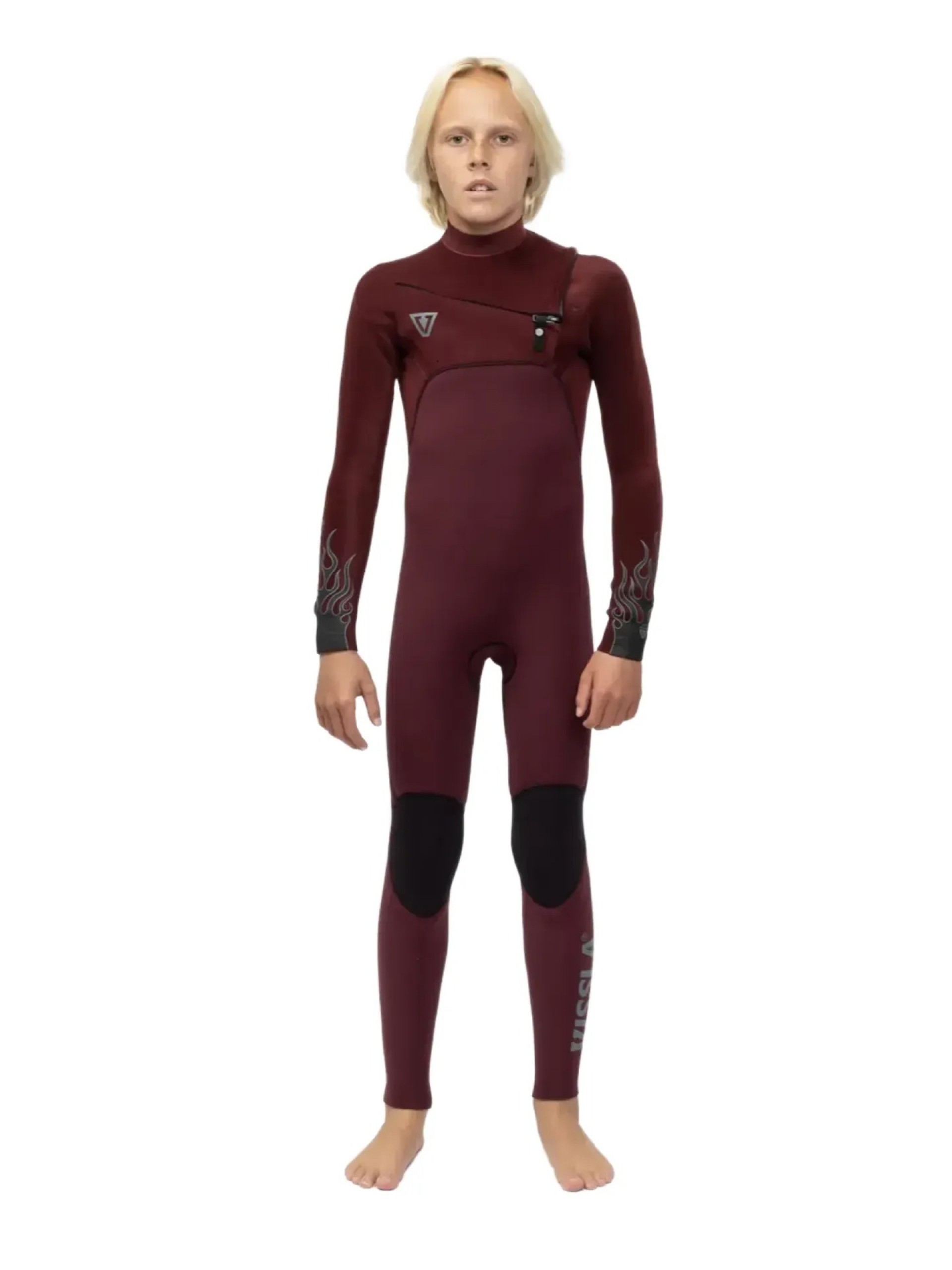 Vissla High Seas Fire 4/3 Full Chest Zip Wetsuit